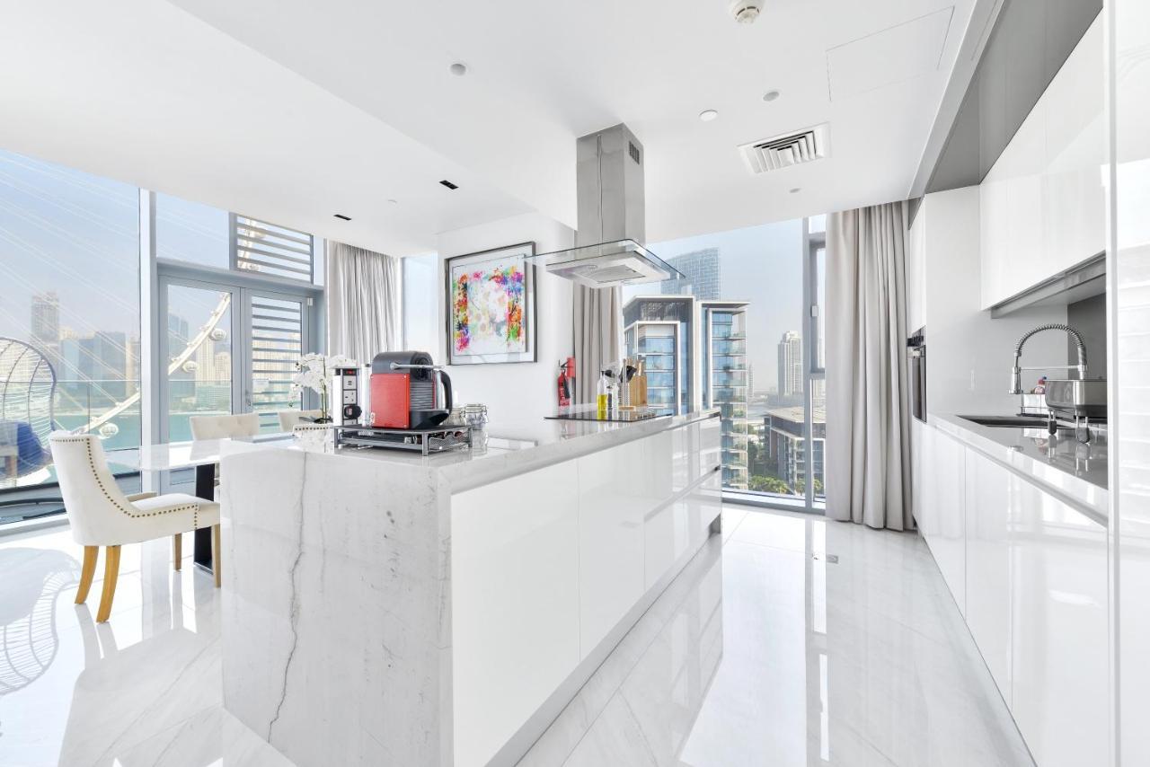 Spectacular 3 Bedroom Condo With Maids Room Facing The Dubai Eye Zewnętrze zdjęcie