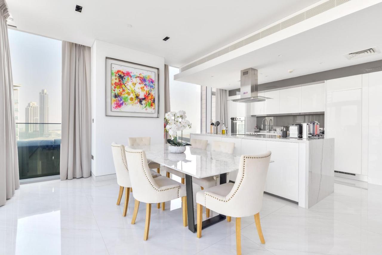 Spectacular 3 Bedroom Condo With Maids Room Facing The Dubai Eye Zewnętrze zdjęcie